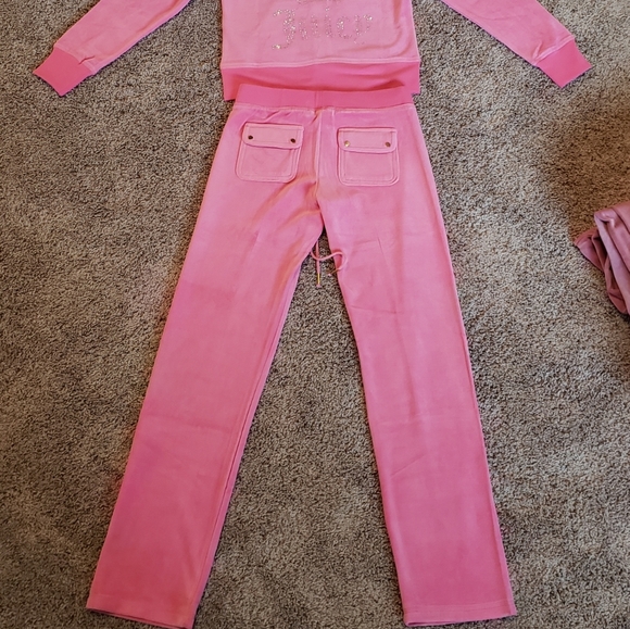 Juicy Couture Bling logo Velour tracksuit - Picture 10 of 11